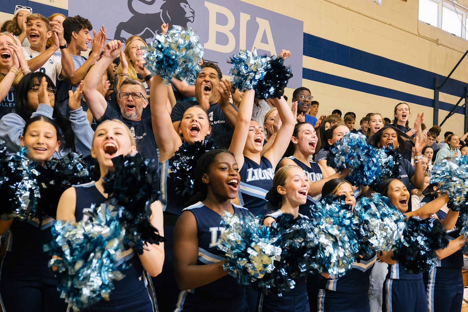 Lions cheering section