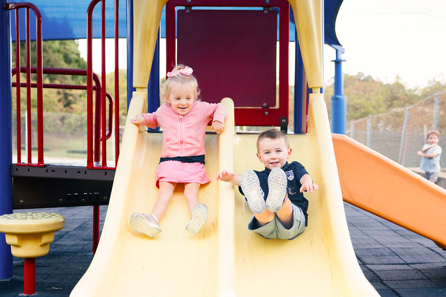 Students on playground